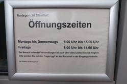 Öffnungszeiten Öffnungszeiten